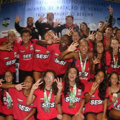 SESI domina e é campeão geral do Troféu Maurício Bekenn 2024 de Natação